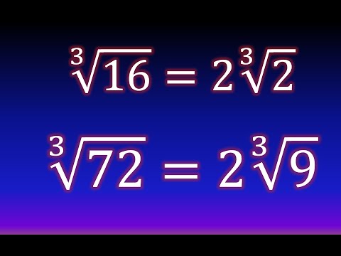Simplificación de una raíz cúbica (Ejemplo 3)