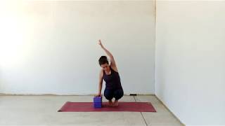 Parsva Bakasana/Side Crow on Blocks