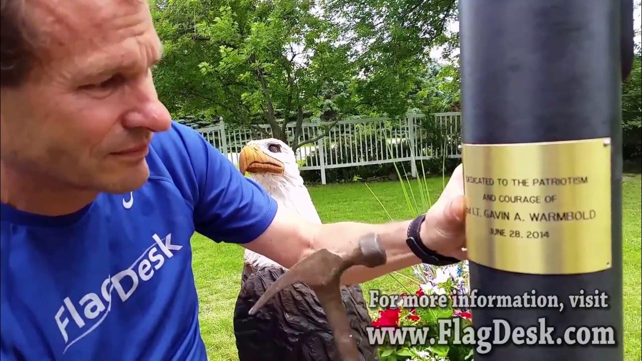 How to Install a Cam Cleat Flagpole YouTube