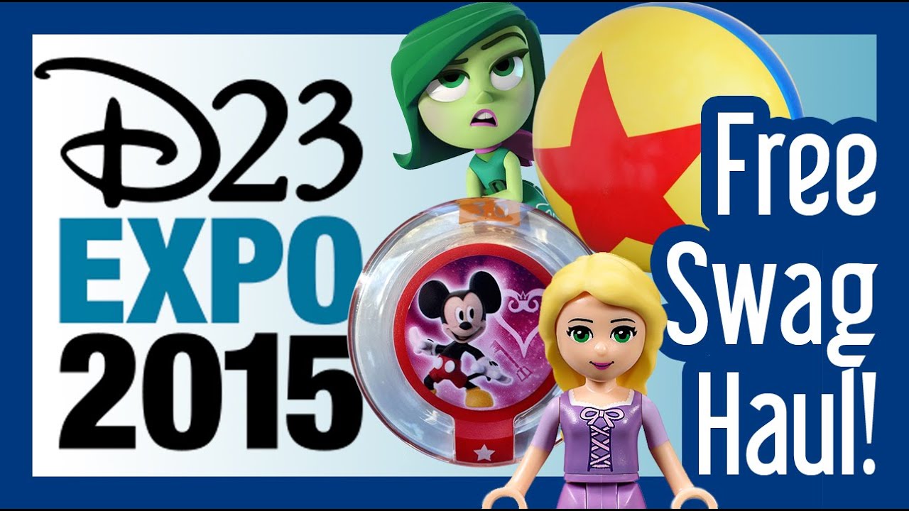 Disney D23 Expo 2015 - FREE SWAG Haul!