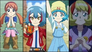 BEYBLADE BURST ALL FEMALE CHARACTERS