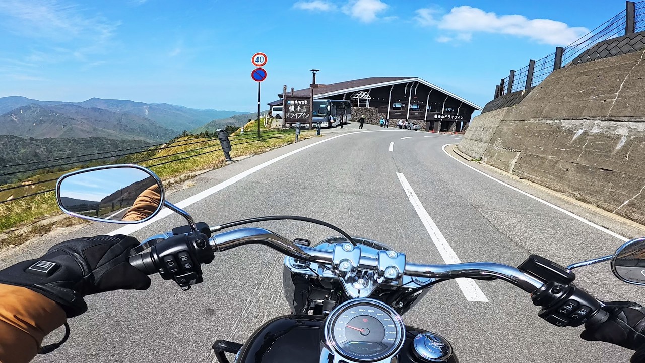 Harley Davidson Fat Boy Ride Shiga Kusatsu Road