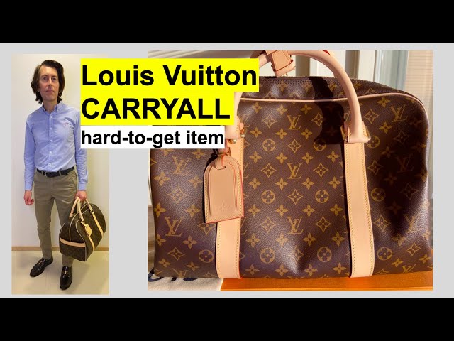 Louis Vuitton Monogram Carry All Hand Bag Boston Bag M40074