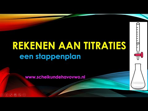 Video: Wat is titrimetrie in de chemie?