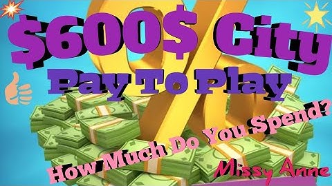 SimCity Build it (600.00 City Pay To Play Player) How Much Have You Spent?