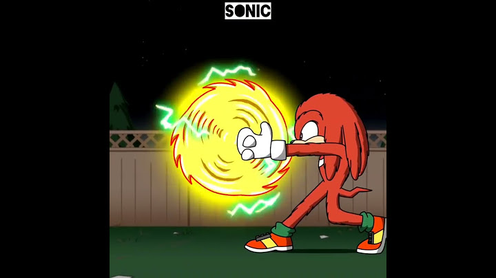 SUPER SONIC VS KNUCKLES!!! #shorts
