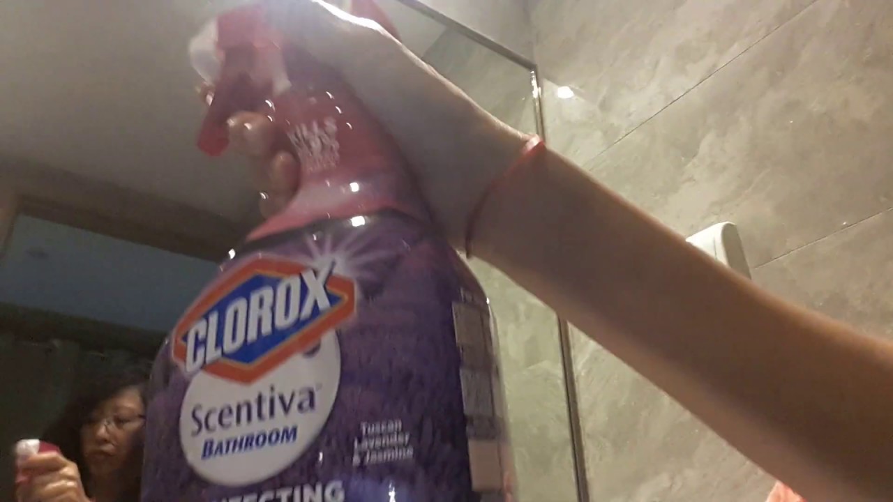 Using Clorox to Clean Bathroom Toilet Bowl & Seat YouTube