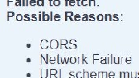 swagger  Failed to fetch. Possible Reasons: CORS Network Failure URL scheme must be "http" or "https
