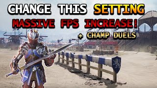 This Setting MASSIVELY Improves FPS Performance In CHIVALRY 2!