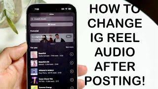 Information How To Edit Your Instagram Reel Audio AFTER Posting It! (2024) News