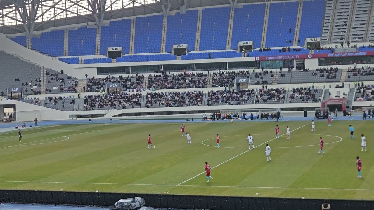 [경기장면](60fps)(17)K리그 2 2026 1R 용인FC 창단경기 용인FC VS 천안시티FC 후반전 82~86분(2026.3.1)