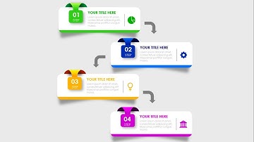 Create 4 Step Concept slide for PowerPoint