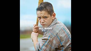 The boy ignored the laughter and swung the bat with confidence #movie #edit