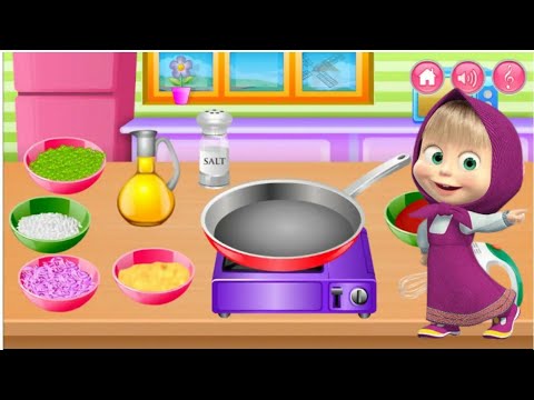Permainan Anak  Masak Masakan Bantu Masha Memasak  Game  