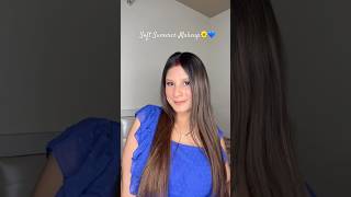 Soft Summer Makeup Look 🌼💙| Aastha Jain #youtubeshorts #makeup #makeuptutorial #summermakeup