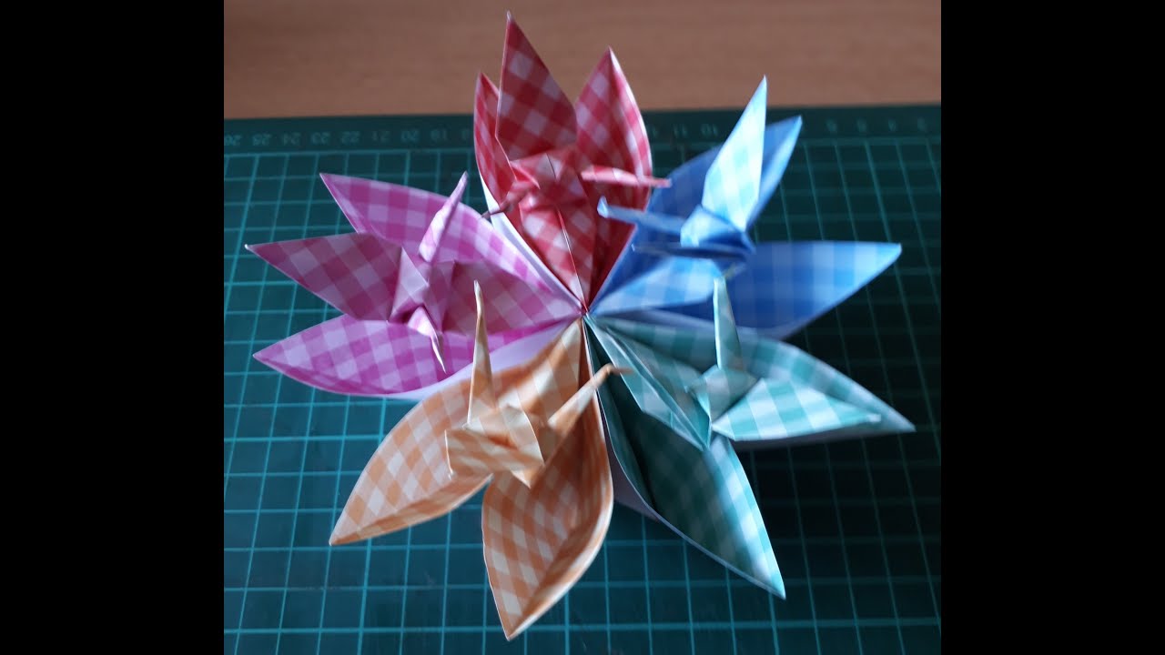 花鶴を折ってみた