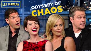 When The Odyssey Cast Completely Lost Their Mind On Live TV | David Letterman