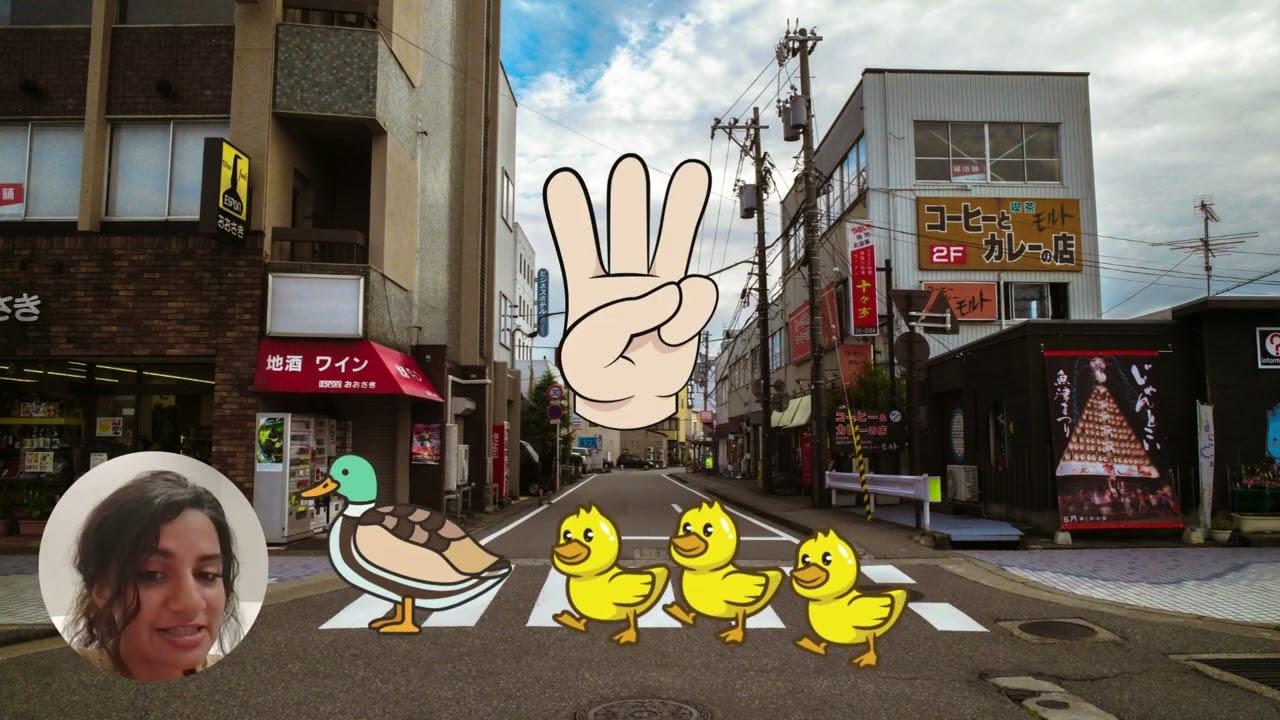 counting theme: how many ducks are crossing the street ?
