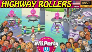 Wii Party U - Highway Rollers Expert com (Jckie vs Mizho vs Xixi vs Sophia) UFO Day  Wow 