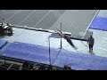Army Gymnastics: Nathan Goff on High Bar at West Point Open 1-13-17