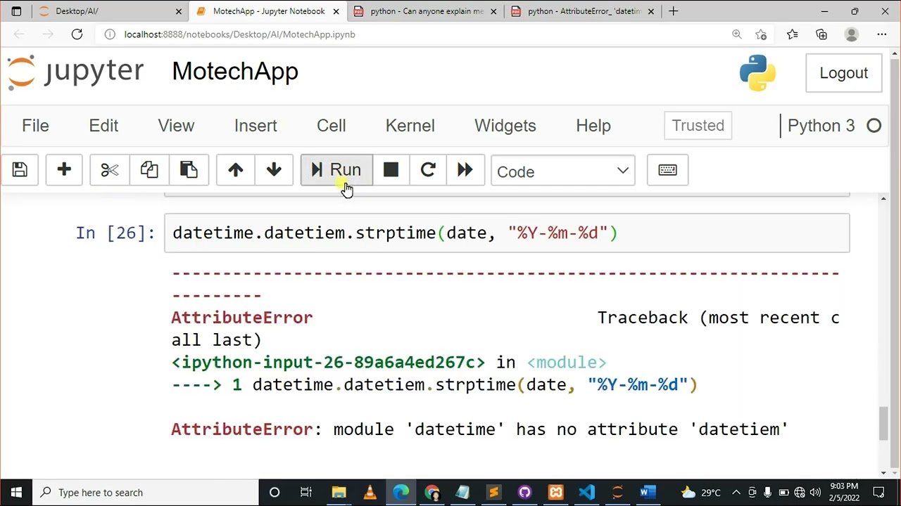 Datetime module has no attribute strptime - YouTube Datetime Module Has No Attribute Strptime - Youtube
