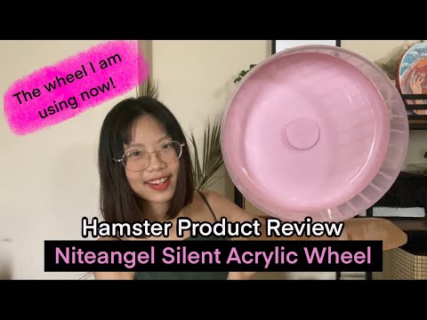 Hamster Product Review - Niteangel Acrylic Silent Running 31cm Wheel