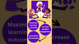 Student engagement with customized worksheets