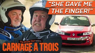 Clarkson, Hammond and May Race An Angry French Woman | The Grand Tour: Carnage A Trois