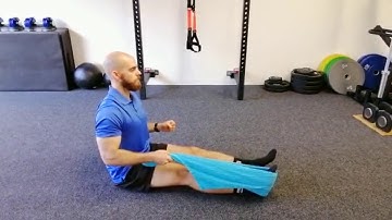 Single Arm Seated Towel Row Iso Hold