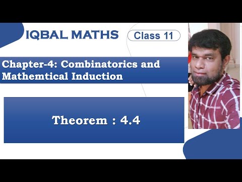 Tamil Nadu Class 11 Maths Theorem 4.4 Chapter 4 Combinatorics And Mathematical Induction