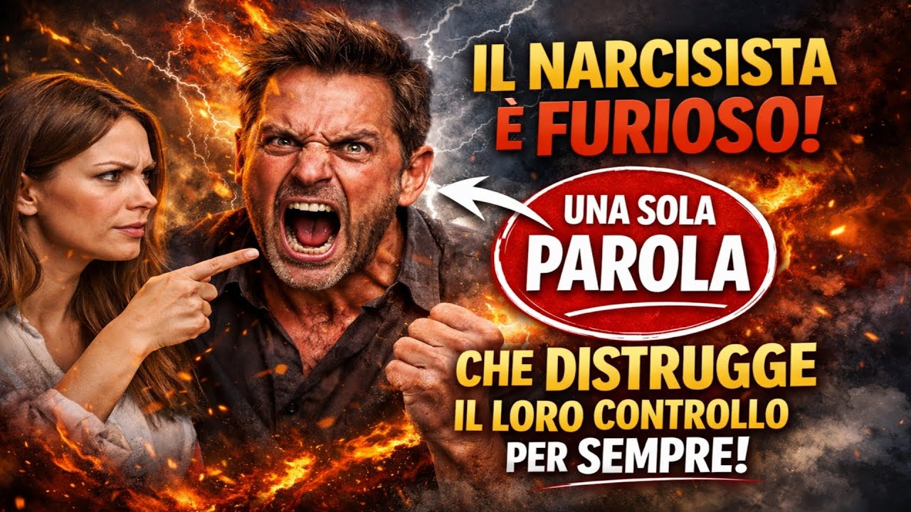 Il narcisista è furioso! Una sola parola che distrugge il loro controllo per sempre.
