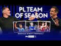 Jamie carragher and gary neville pick their teams of the season