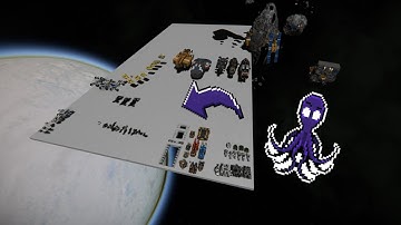 Space Engineers - Docking using merge blocks and connectors, walking between ships #shorts