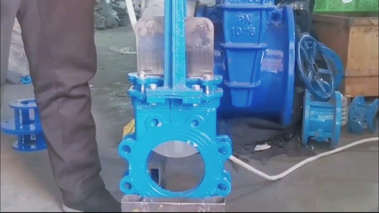 AUTOMATIC GATE VALVE SYSTEM,Automatic Knife Gate Valve System YouTube