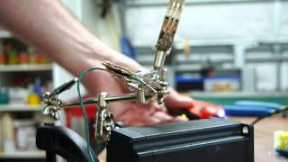Wetland CNC Router Part 15 - Soldering D Sub Connector (DB9) to Stepper Motor