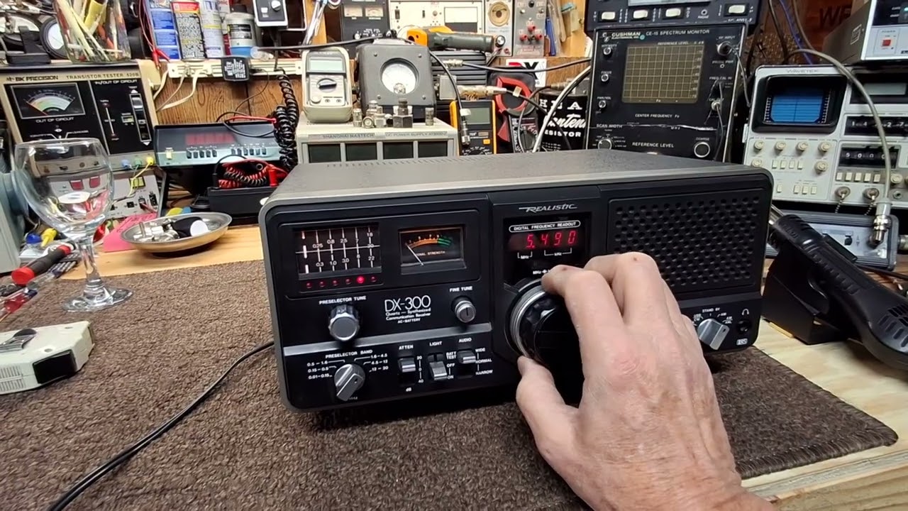 Radio Shack Realistic DX-300 Setup