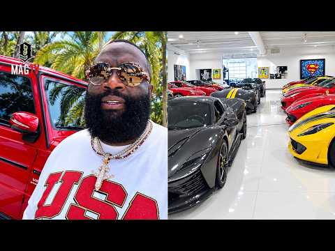"Iconic" Rick Ross Visits Friends Garage Loaded With Exotic Foreigns! 🚘