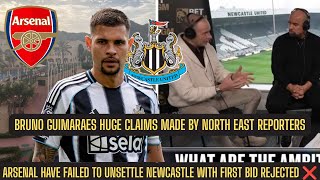Bruno Guimaraes IS ‘DESPERATE’ TO JOIN ARSENAL + Newcastle United WILL NOT BACK DOWN AFTER HUGE BID 