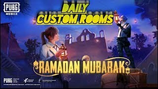PUBG MOBILE🔴 DAILY CUSTOM ROOMS | RAMZAN DAY 3 | #UCGIVEAWAYS | STAY HOME STAY STAY SAFE |