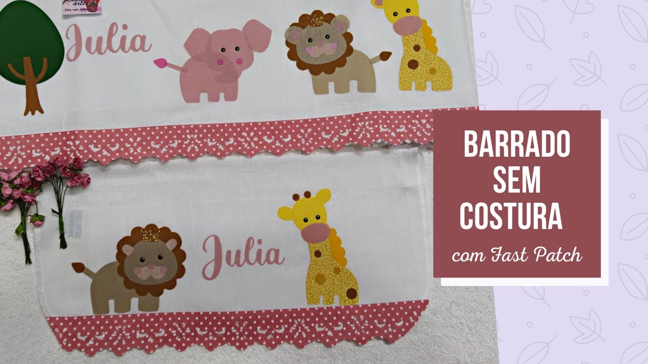 Barrado de Toalha Sem Costura - Passo a Passo