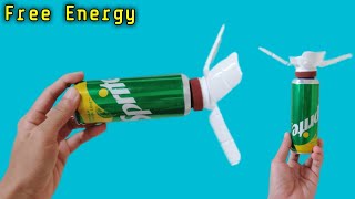 MAKE A FREE ELECTRICITY FAN FROM A SOFT DRINK CAN screenshot 1