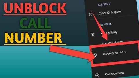 Realme mobile me block number ko unblock kaise kare | How to unblock a number on android