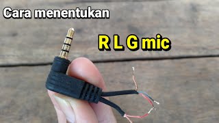 How to Identify R, L, G, and Mic on an Audio Jack