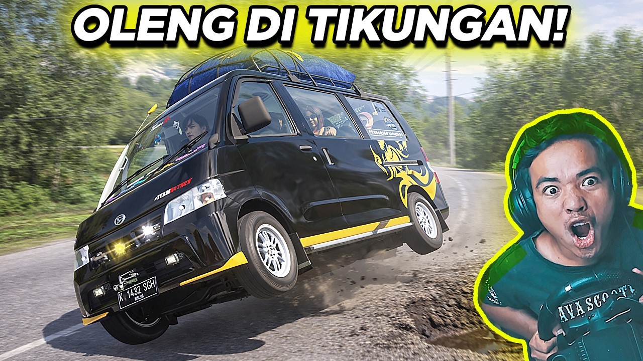 Travel Racing Nyaris Terguling di Tikungan Tajam | ETS2