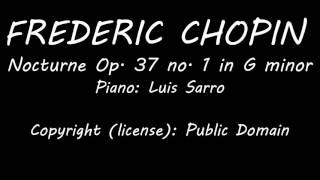 Frederic Chopin: Nocturne Op. 37 no. 1 in G minor