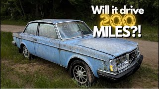 Will this Abandoned Blue 242 RUN AND DRIVE 200 miles?