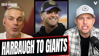 Colin Cowherd Reacts To John Harbaugh To New York Giants Nfl Podcast