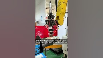 Mobile laser cladding equipment is suitable for processing of various complex and large parts