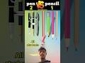 PAN vs PENCIL #viral #shoes #shortvideo