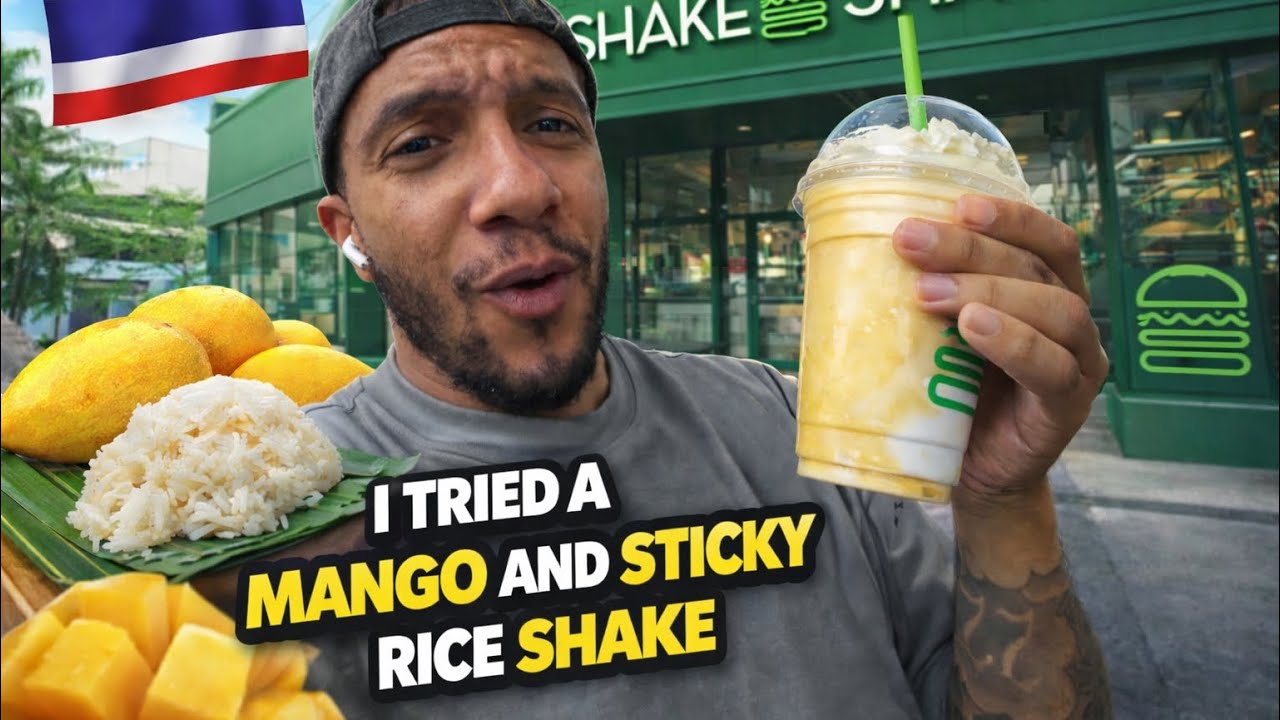 I TRIED SHAKE SHACK’S EXCLUSIVE MANGO & STICKY RICE MILKSHAKE AVAILABLE ONLY IN PHUKET!